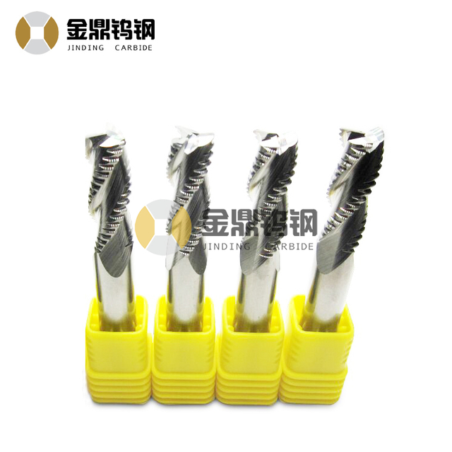 HRC45 3 flute 12mm carbide end mill cutting tools for aluminum