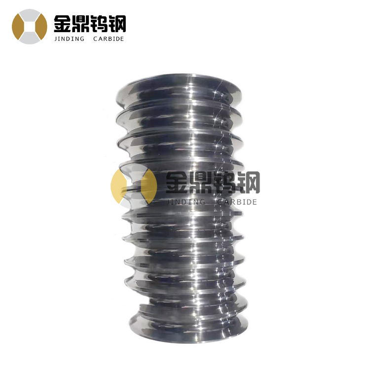 OEM anti-wear tungsten carbide tube bending rolls hard metal rotary forging roller hard alloy wire guide roller