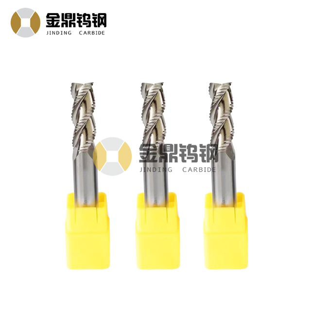 CNC tools manufacturer 4 flutes flat HRC60 carbide mill cutter 