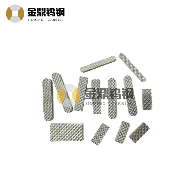 Customized solid rectangle shaped gripper tungsten carbide gripping pads for needle holder 