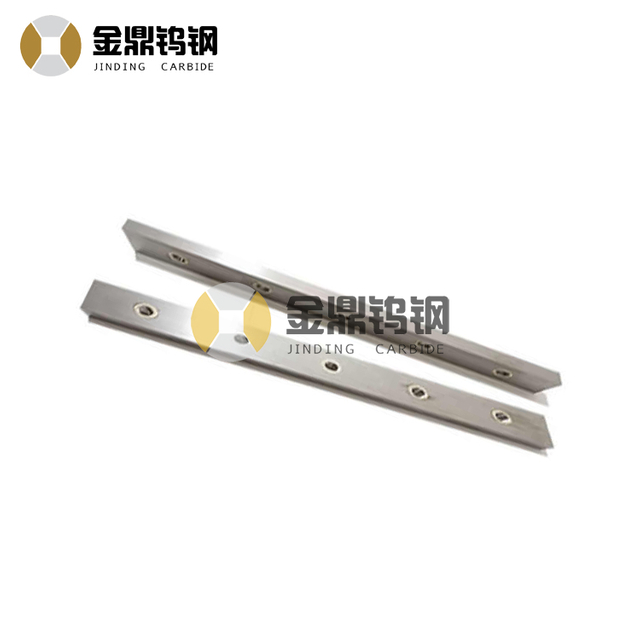ZhuZhou Manufactured Five Holes Customized Tungsten Carbide Strip Blades