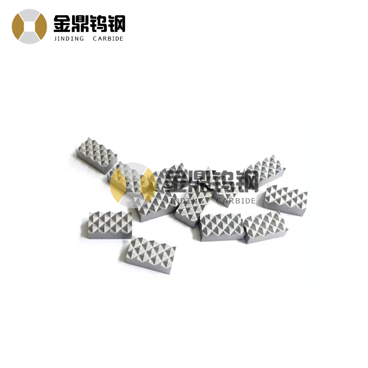 Customized solid rectangle shaped gripper tungsten carbide gripping pads for needle holder 