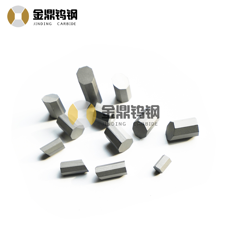 K30 Custom Solid Octagon Shaped Buttons Tungsten Cemented Carbide Brazed Carbide Octagonal Tips