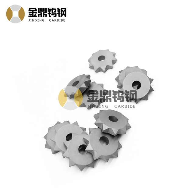 Custom cemented carbide star roller tips tungsten carbide bush hammer tips for cutting